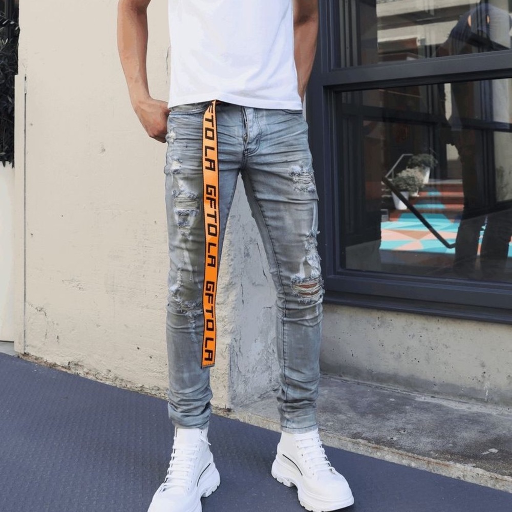 GTFDLA RIPPED PEPE JEAN Size 32 length
